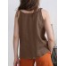 Solid Bowknot Shoulder Strap Cami For Women